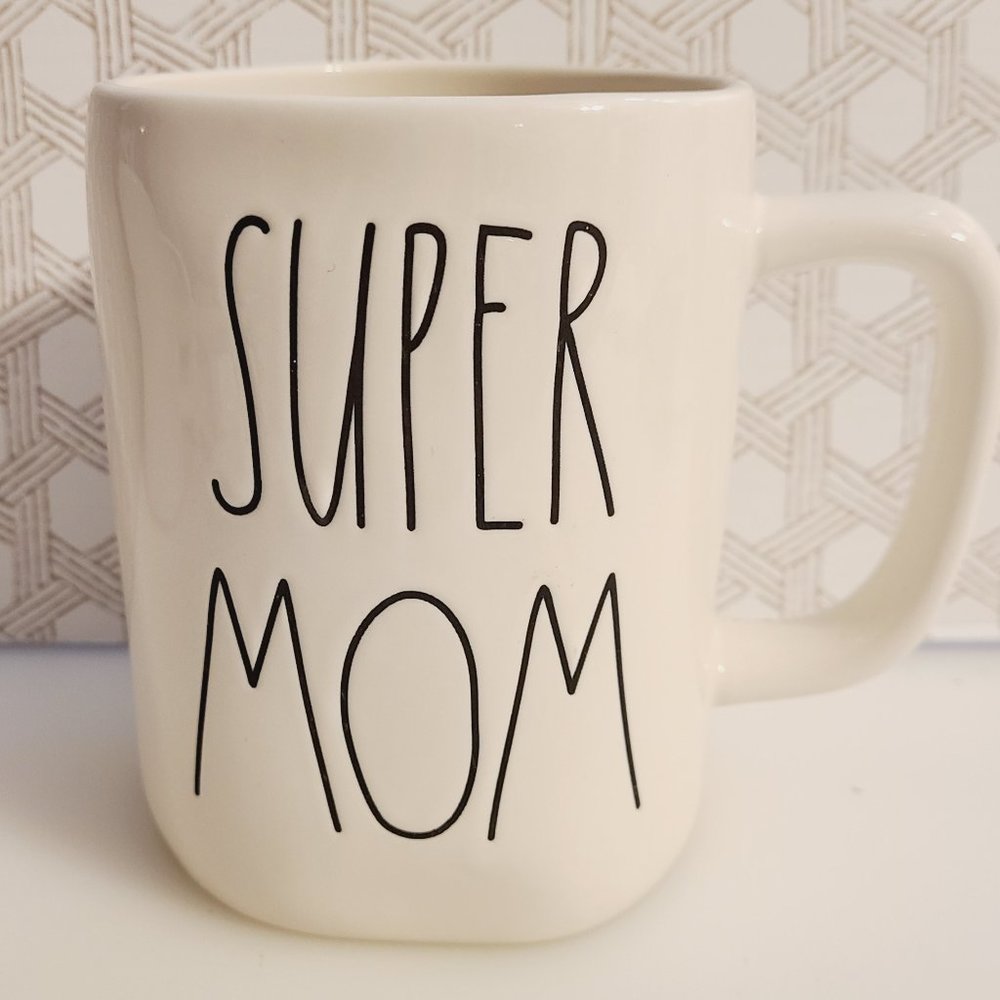 Rae Dunn Mug "SUPER MOM" Mother's Day Artisan Collection